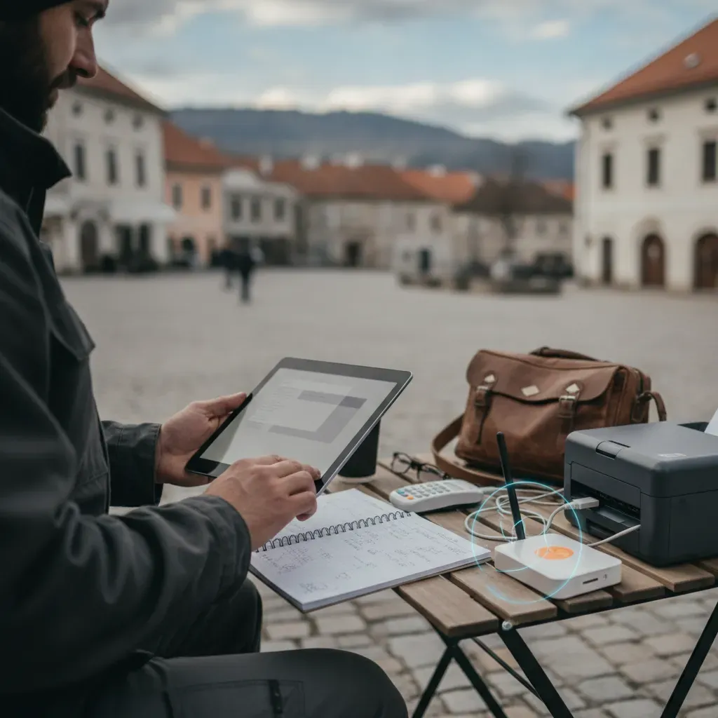 Državna blagajna pri mobilnem poslovanju, delu na terenu in različnih prodajnih kanalih
